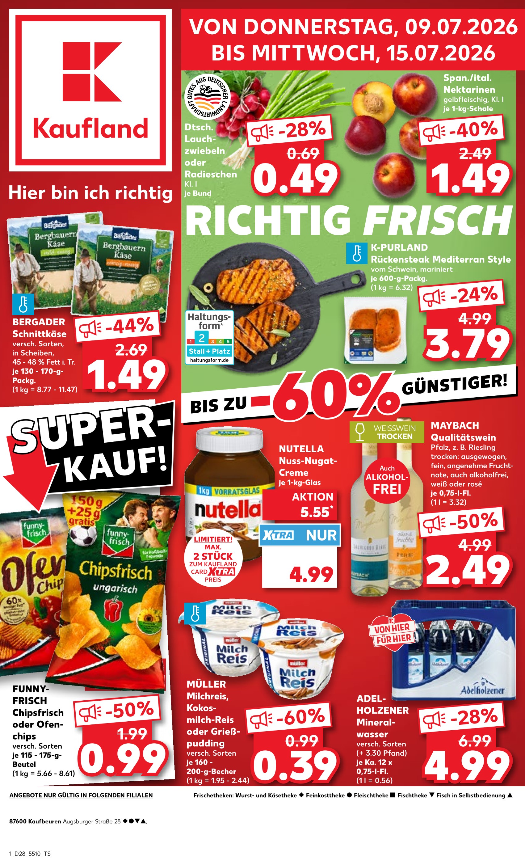 Kaufland Prospekt Hier bin ich richtig mit Seiten in Irsee und Umgebung